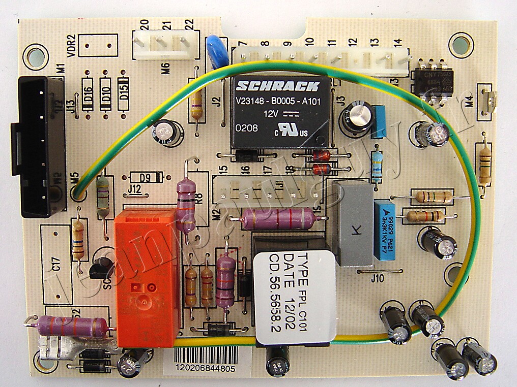 Circuit imprimé pour chaudière à condensation FRISQUET F3AA41169