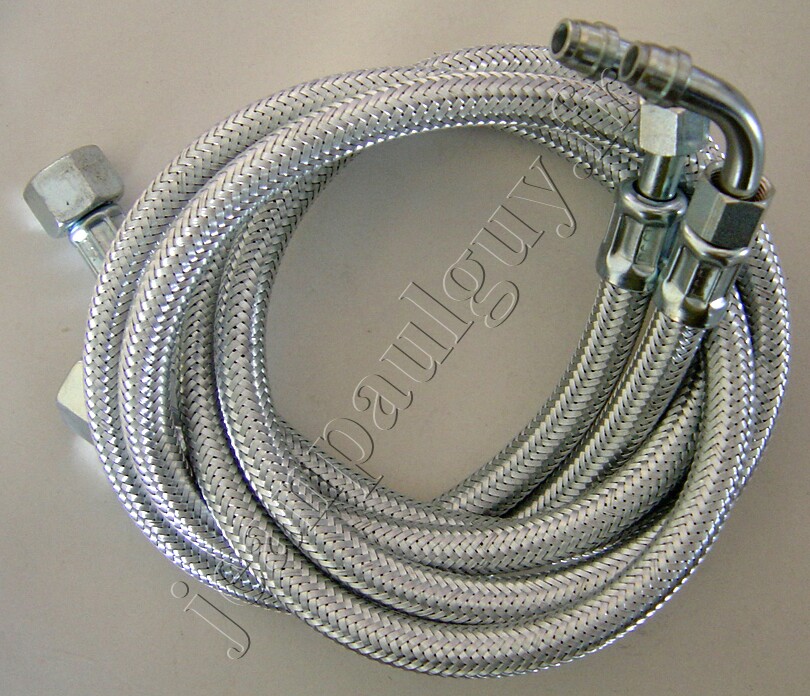 Flexible Pour Fioul Droit - Filetage F1/2 X F1/2 - Longueur 1200mm - Marque DIFF - Neuf