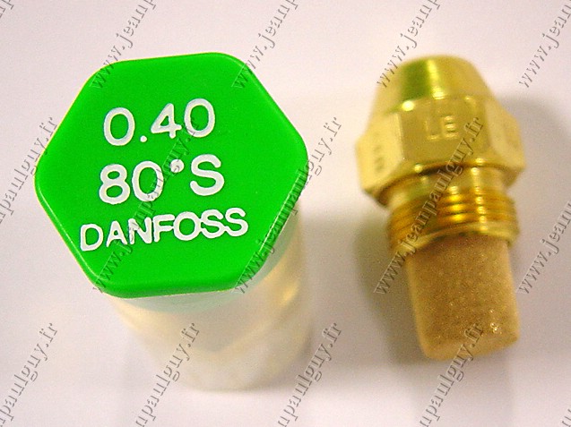 Danfoss gicleur à fioul 0,40 80°H LE Type V pour Viessmann Vitoplus VP3 et  VP3a - Banyo